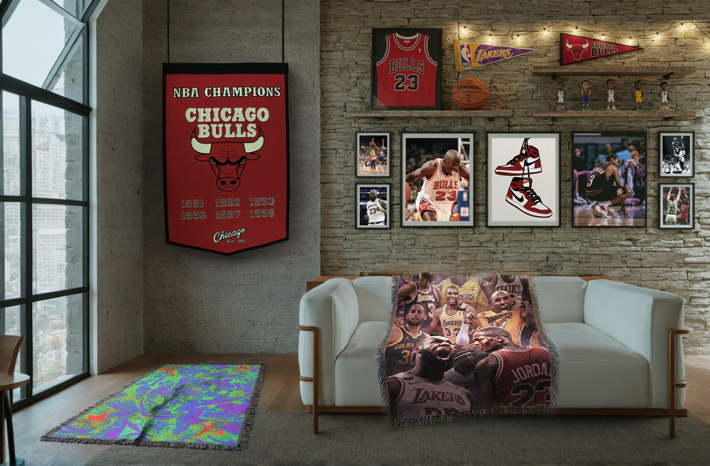 Hang it.
Drape it.
Own the room.